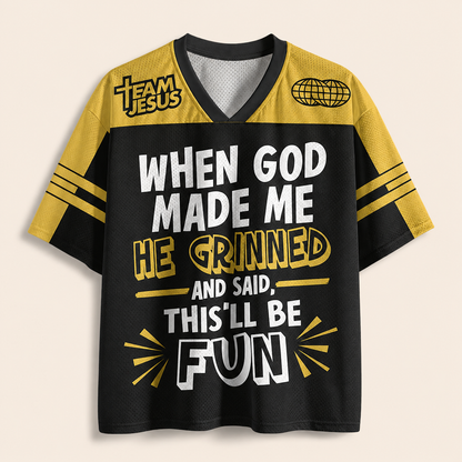 This'll Be Fun Christian Unisex Mesh Jersey