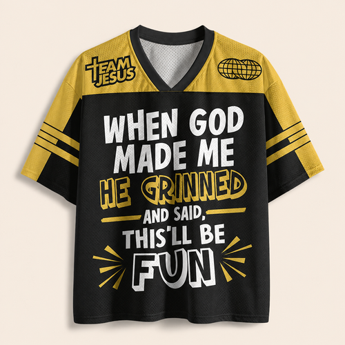This'll Be Fun Christian Unisex Mesh Jersey