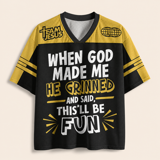 This'll Be Fun Christian Unisex Mesh Jersey
