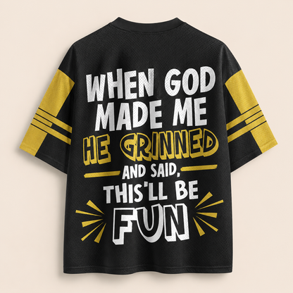 This'll Be Fun Christian Unisex Mesh Jersey