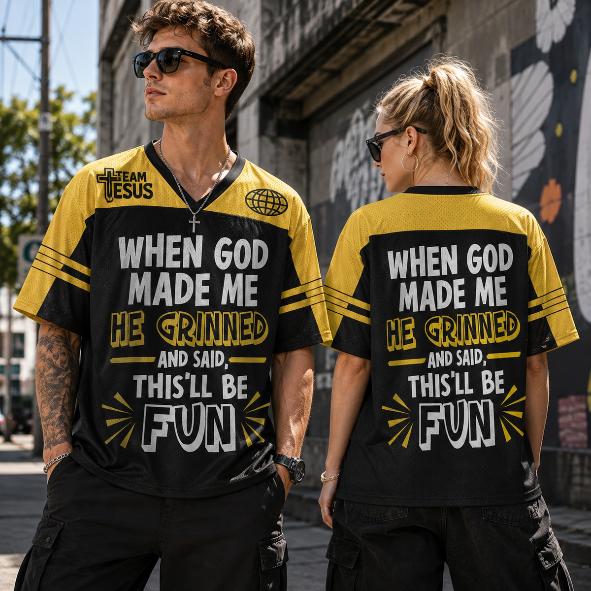 This'll Be Fun Christian Unisex Mesh Jersey