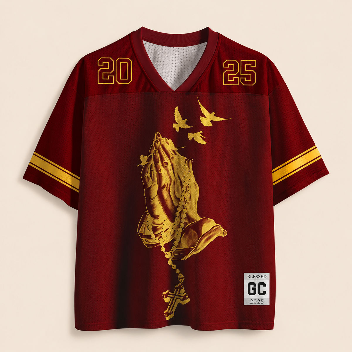 Blessed Christian Unisex Mesh Jersey