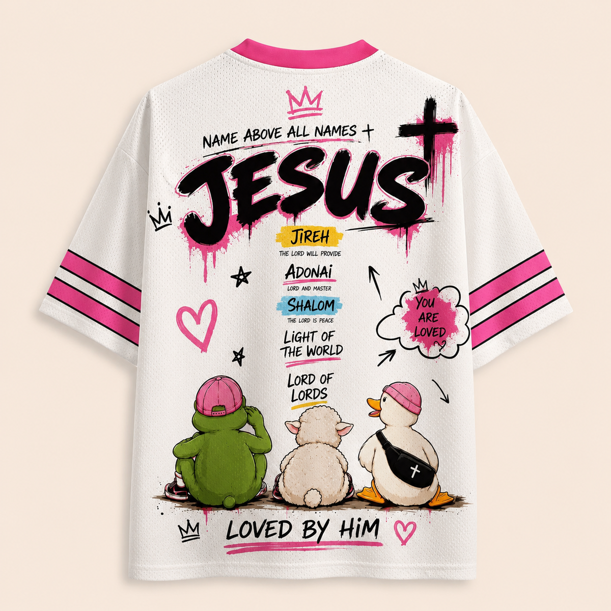 Name Of Jesus Christian Unisex Mesh Jersey