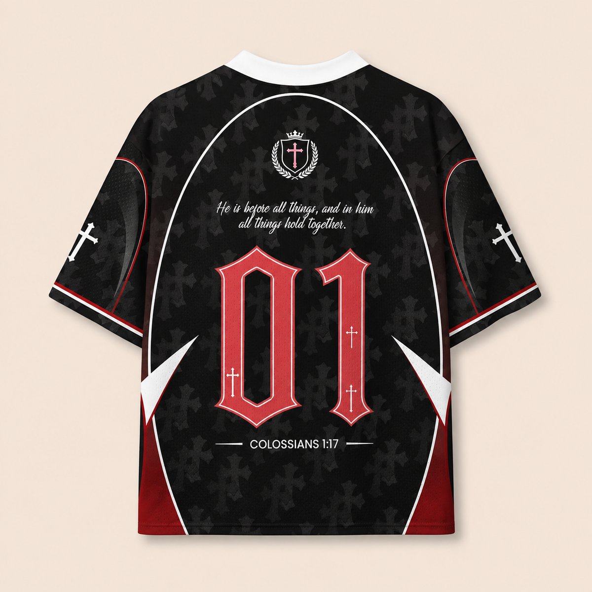 Christ Is King Christian Unisex Mesh Jersey