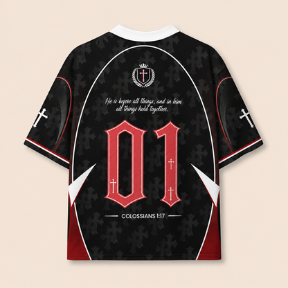 Christ Is King Christian Unisex Mesh Jersey