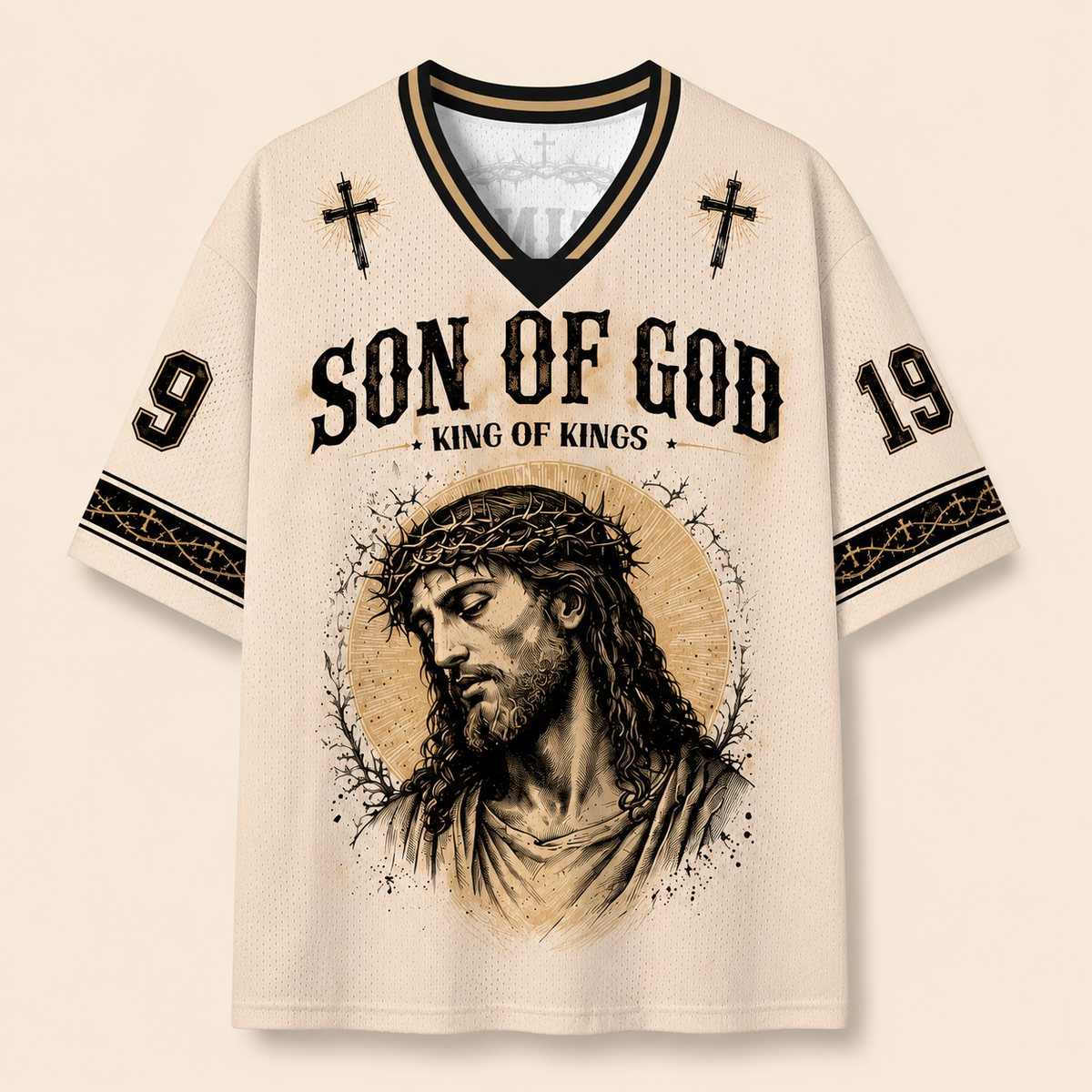 Son Of God Christian Unisex Mesh Jersey