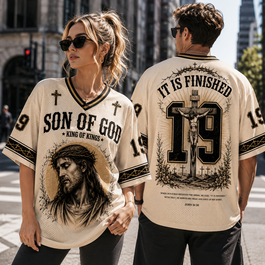 Son Of God Christian Unisex Mesh Jersey
