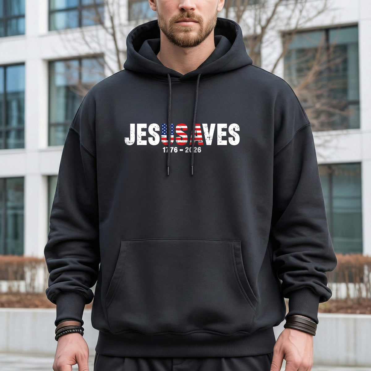 Jesus Saves America 250 Years Patriotic – Unisex Tshirt / Hoodie / Sweatshirt