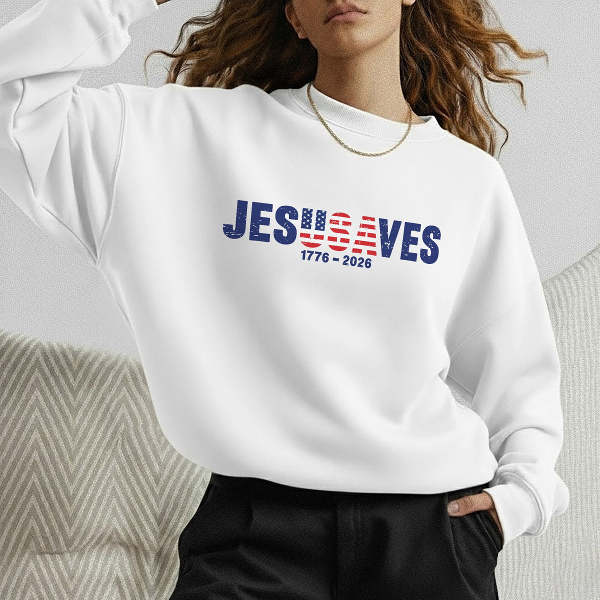Jesus Saves America 250 Years Patriotic – Unisex Tshirt / Hoodie / Sweatshirt