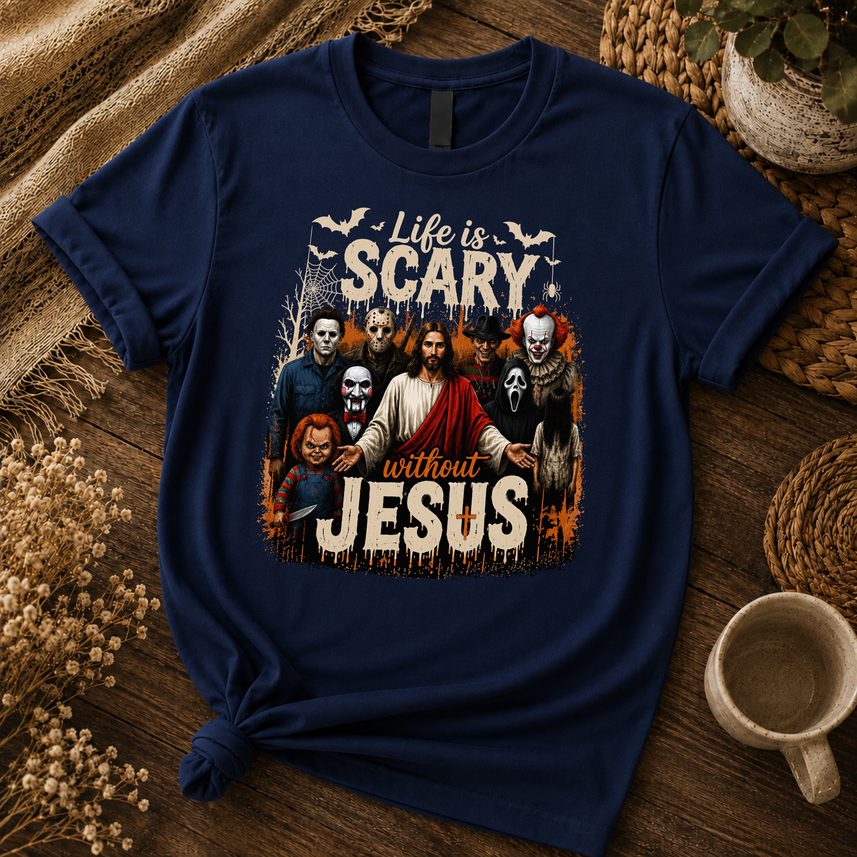 Jesus Halloween – Unisex Tshirt / Hoodie / Sweatshirt