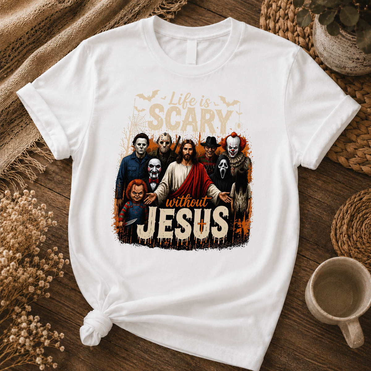 Jesus Halloween – Unisex Tshirt / Hoodie / Sweatshirt
