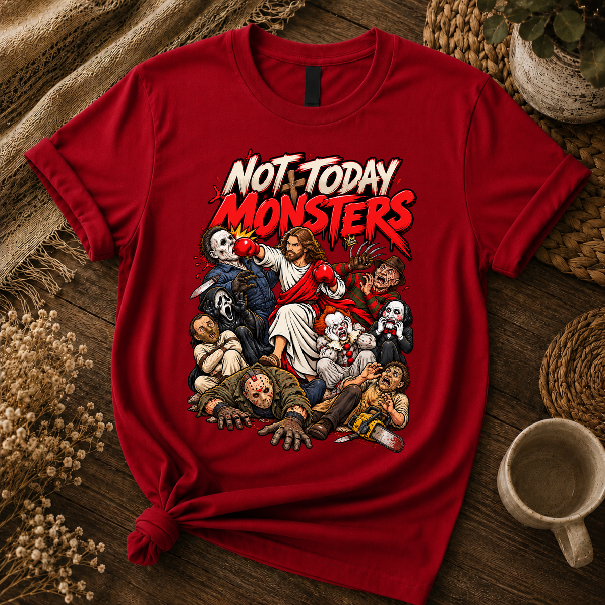 Jesus vs Horror 9 – Unisex Tshirt / Hoodie / Sweatshirt