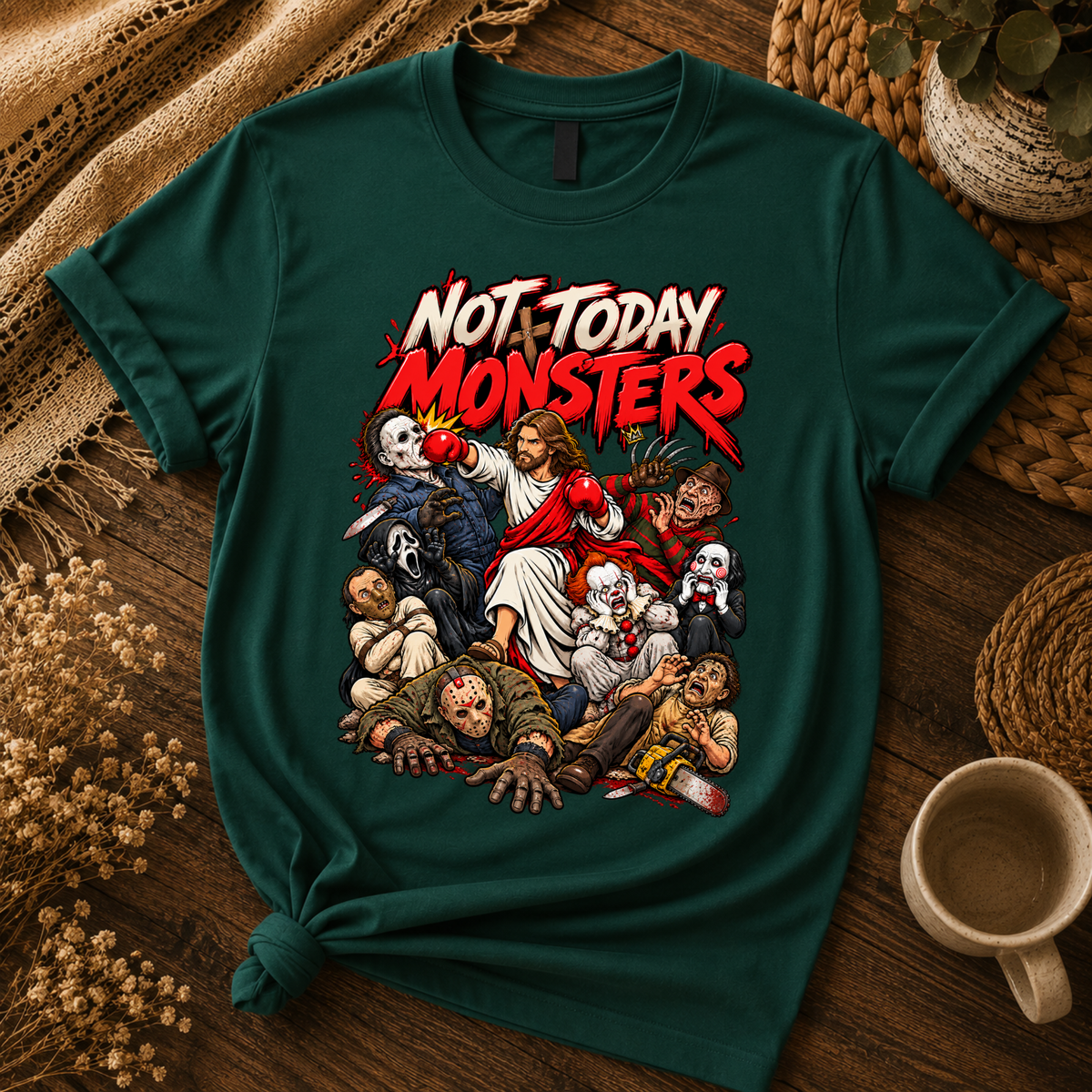 Jesus vs Horror 9 – Unisex Tshirt / Hoodie / Sweatshirt