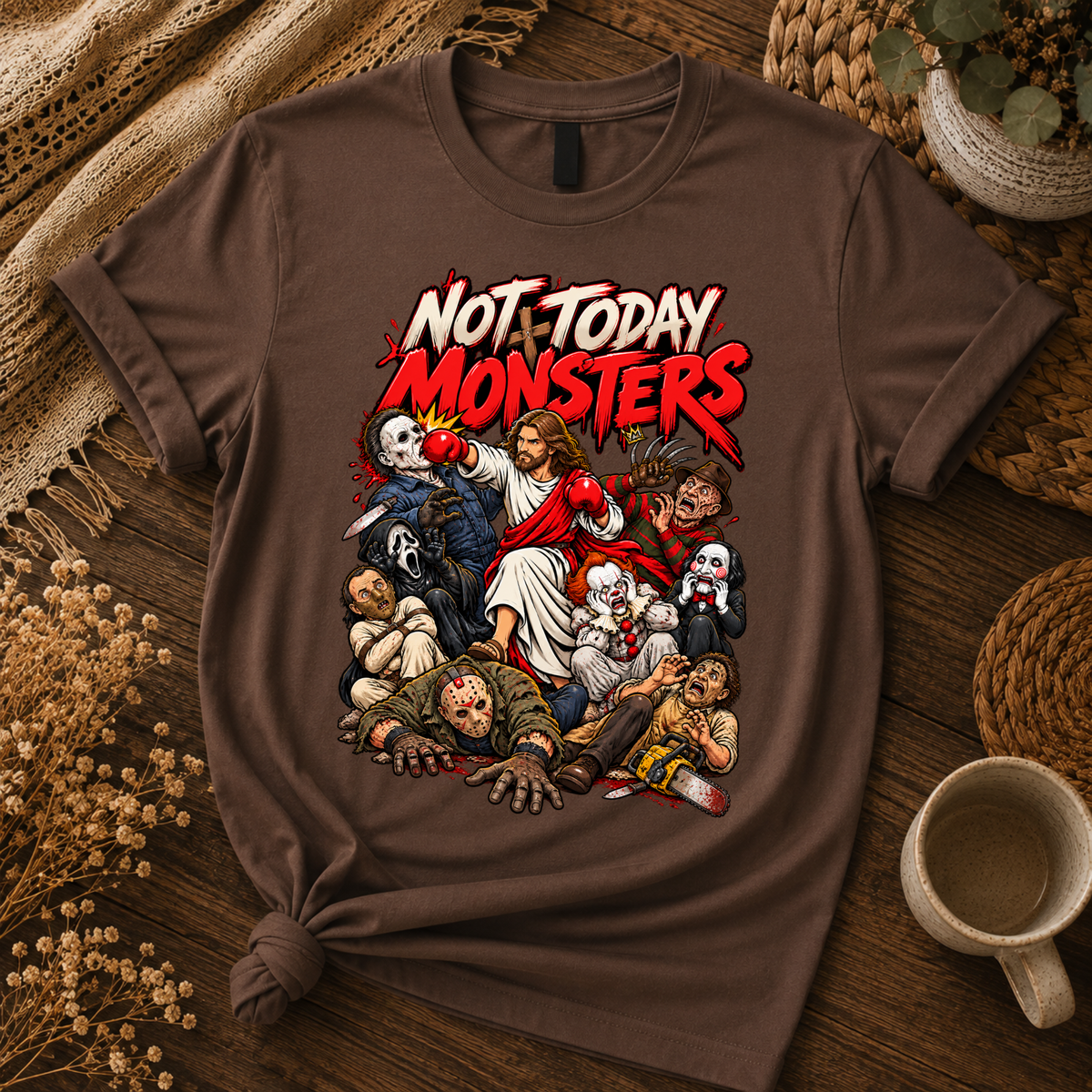 Jesus vs Horror 9 – Unisex Tshirt / Hoodie / Sweatshirt