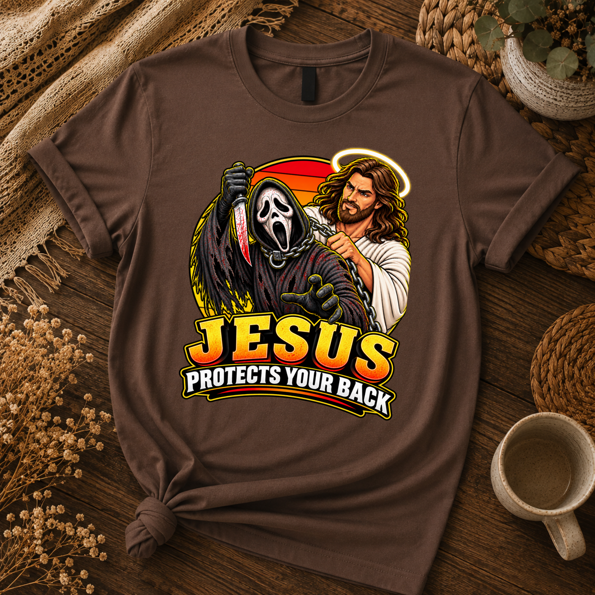 Jesus vs Horror 3 – Unisex Tshirt / Hoodie / Sweatshirt