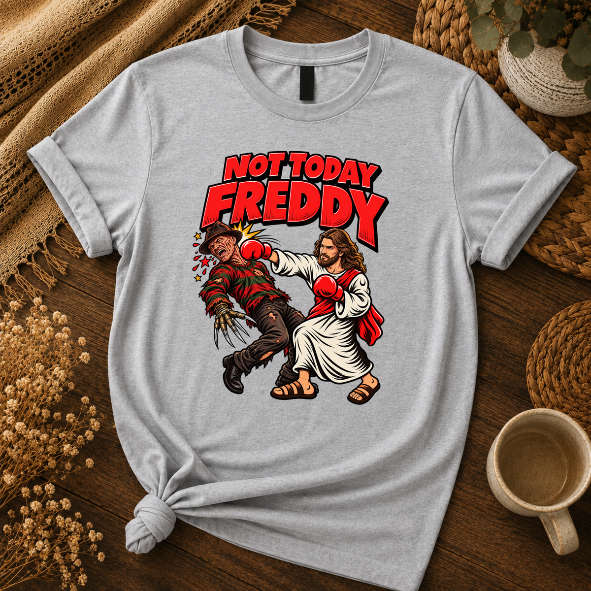 Jesus vs Horror 11 – Unisex Tshirt / Hoodie / Sweatshirt