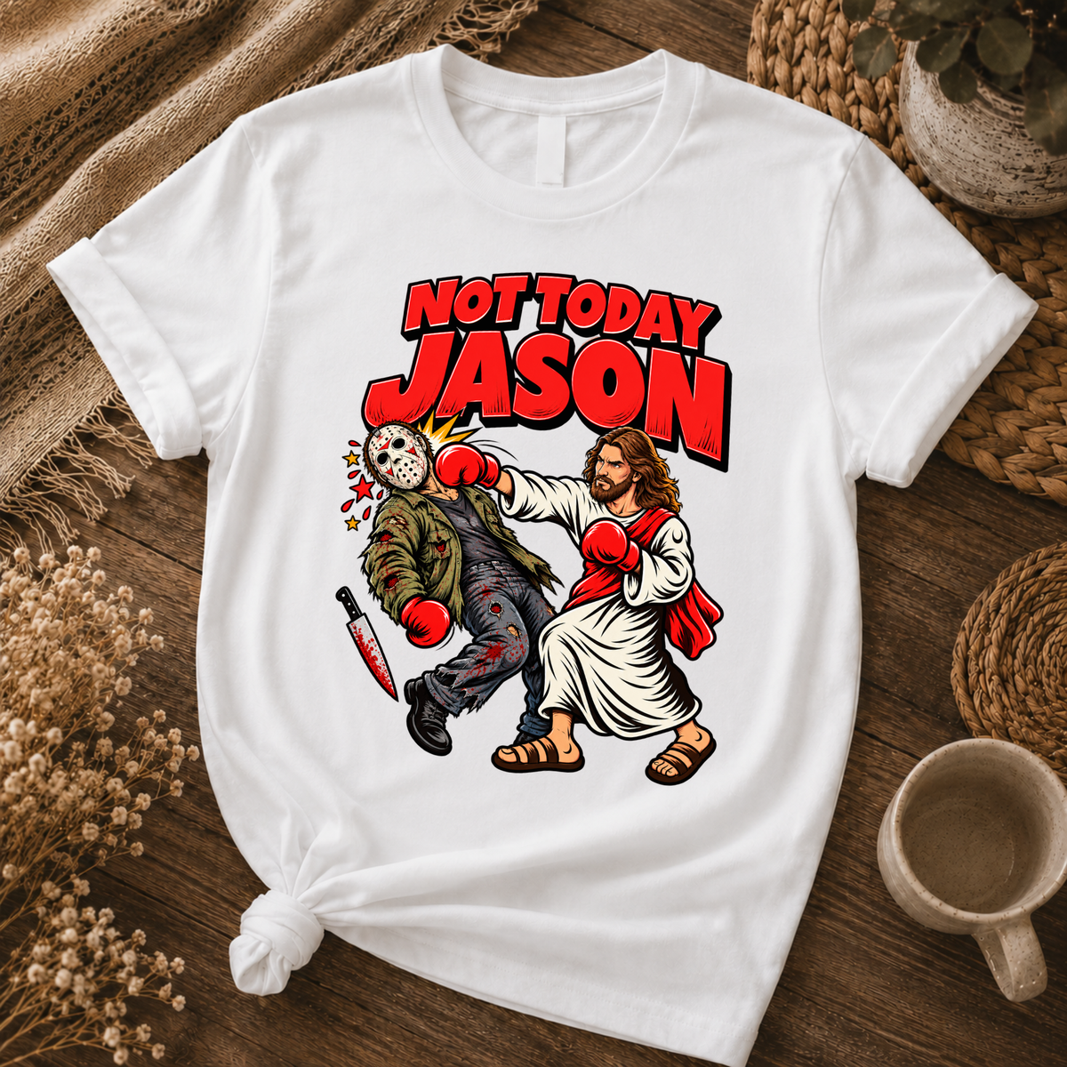 Jesus vs Horror 12 – Unisex Tshirt / Hoodie / Sweatshirt