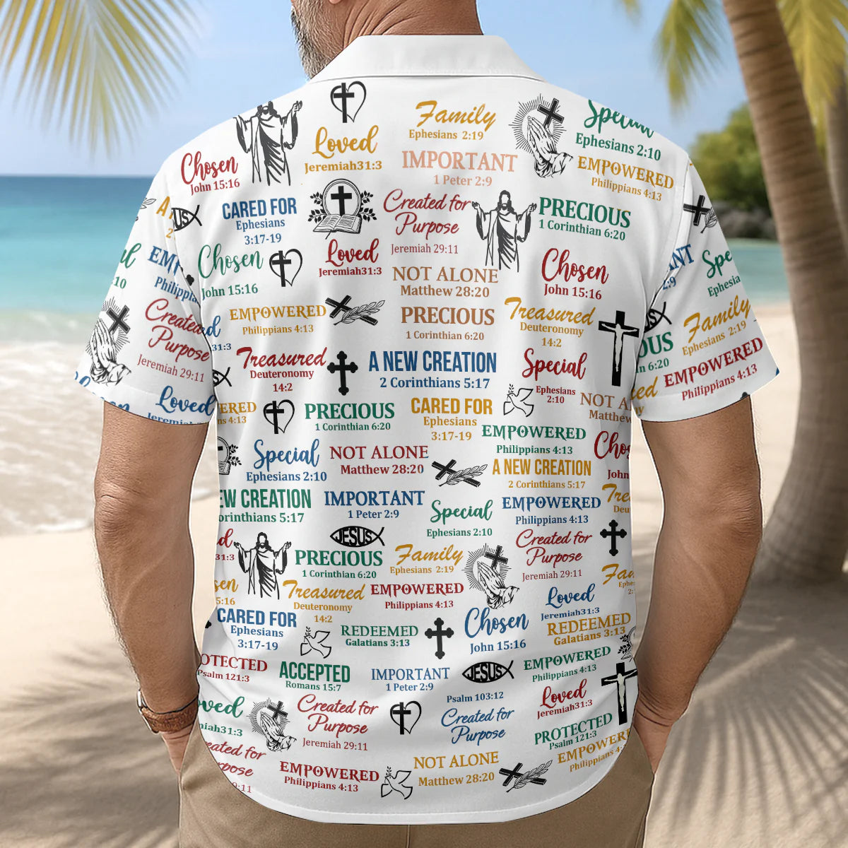 God Says I Am | Personalized Hawaiian Shirt