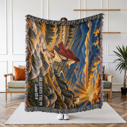 Jesus Christian Woven Blanket